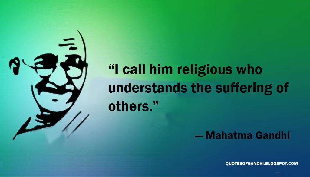 What religion was Gandhi?